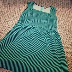 Merona Navy/ Green Dress